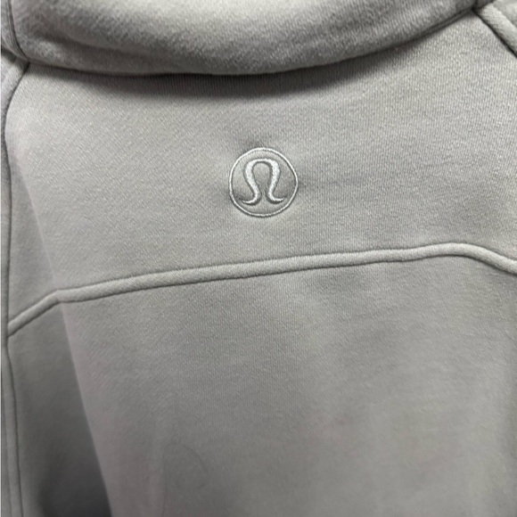 Lululemon Scuba Oversized Funnel-Neck Half Zip Jade Grey XL/XXL - Picture 3 of 6